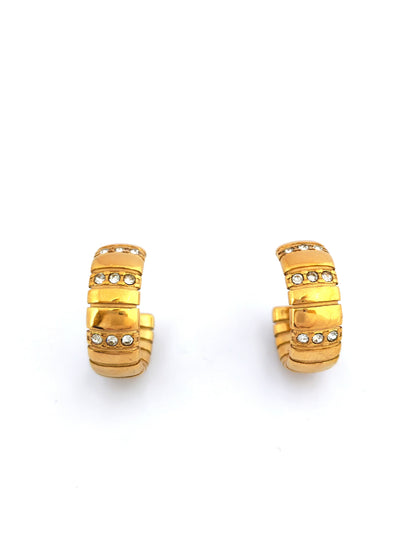 LOMA GOLD-PLATED STAINLESS STUD EARRING