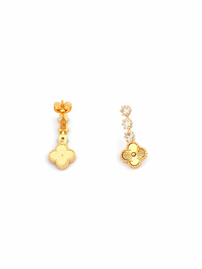 VANCA GOLD-PLATED COPPER STUD EARRING