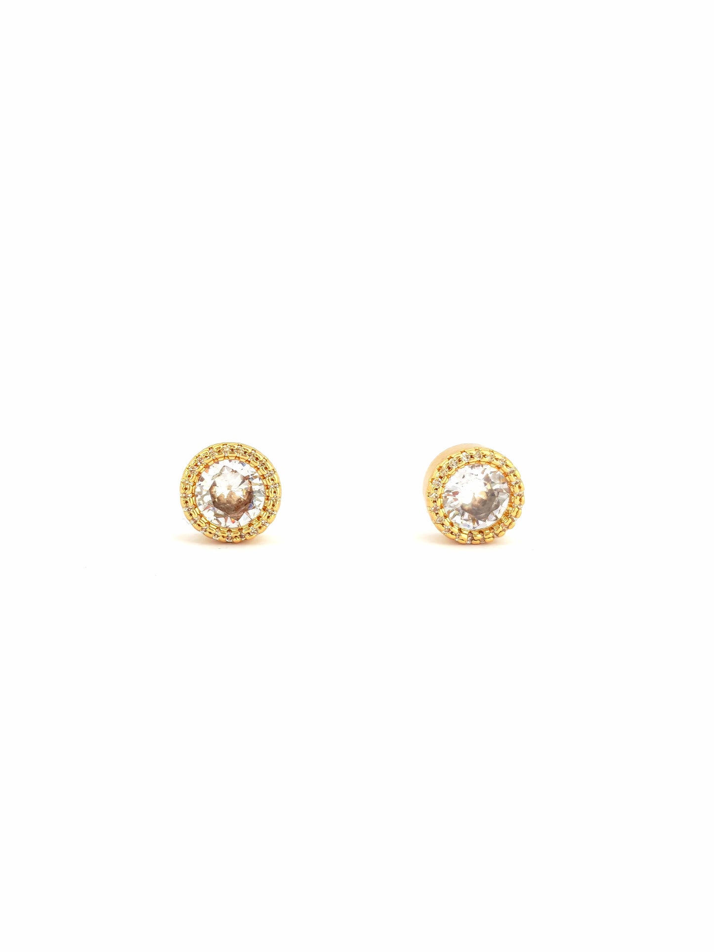 NORA GOLD-PLATED COPPER STUD EARRING