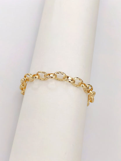 FESKA GOLD PLATED COPPER BRACELET