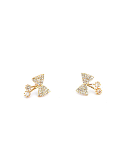ELYA GOLD-PLATED COPPER STUD EARRING