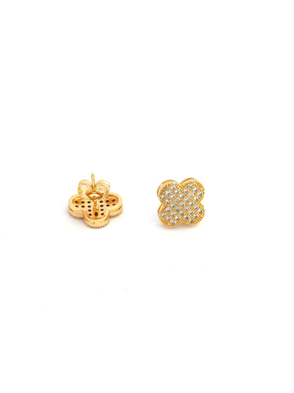 LUNO GOLD-PLATED COPPER STUD EARRING