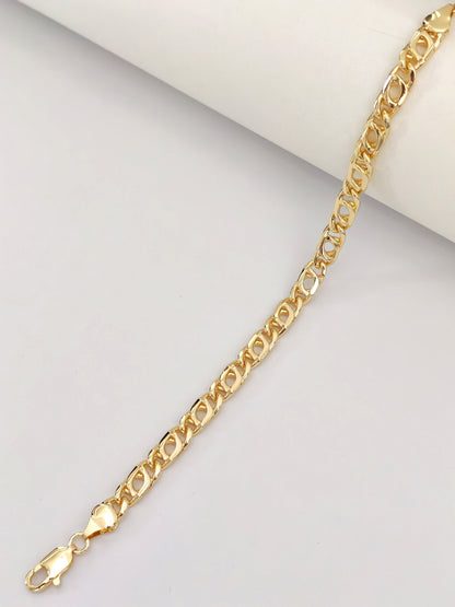 QIMRA GOLD PLATED COPPER BRACELET