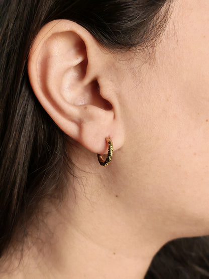 LIRA STAINLESS HOOP EARRING