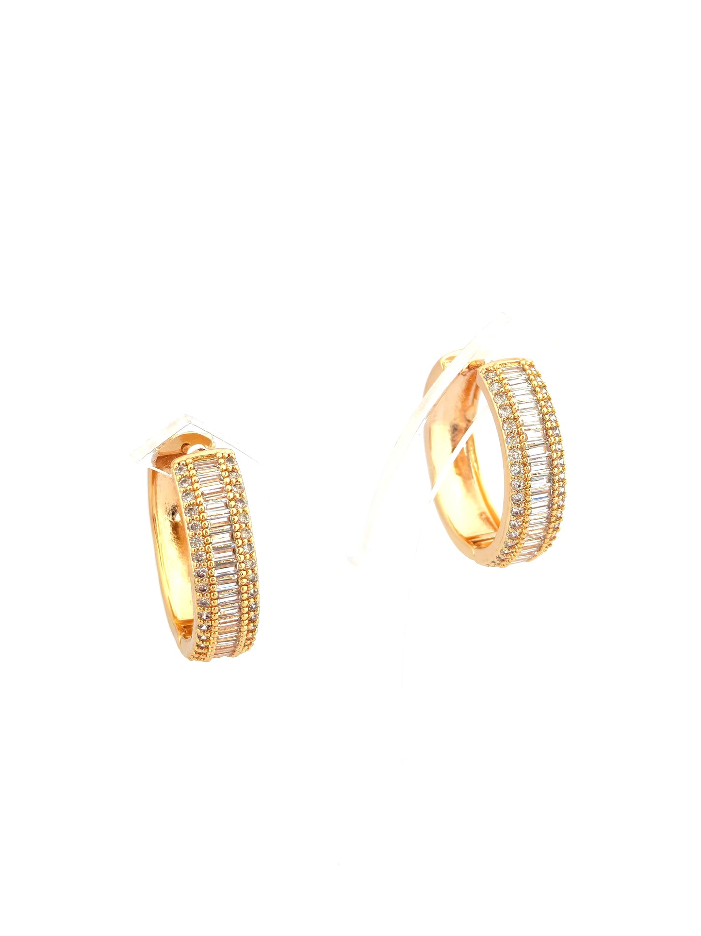 KOVA GOLD-PLATED COPPER HOOP EARRING