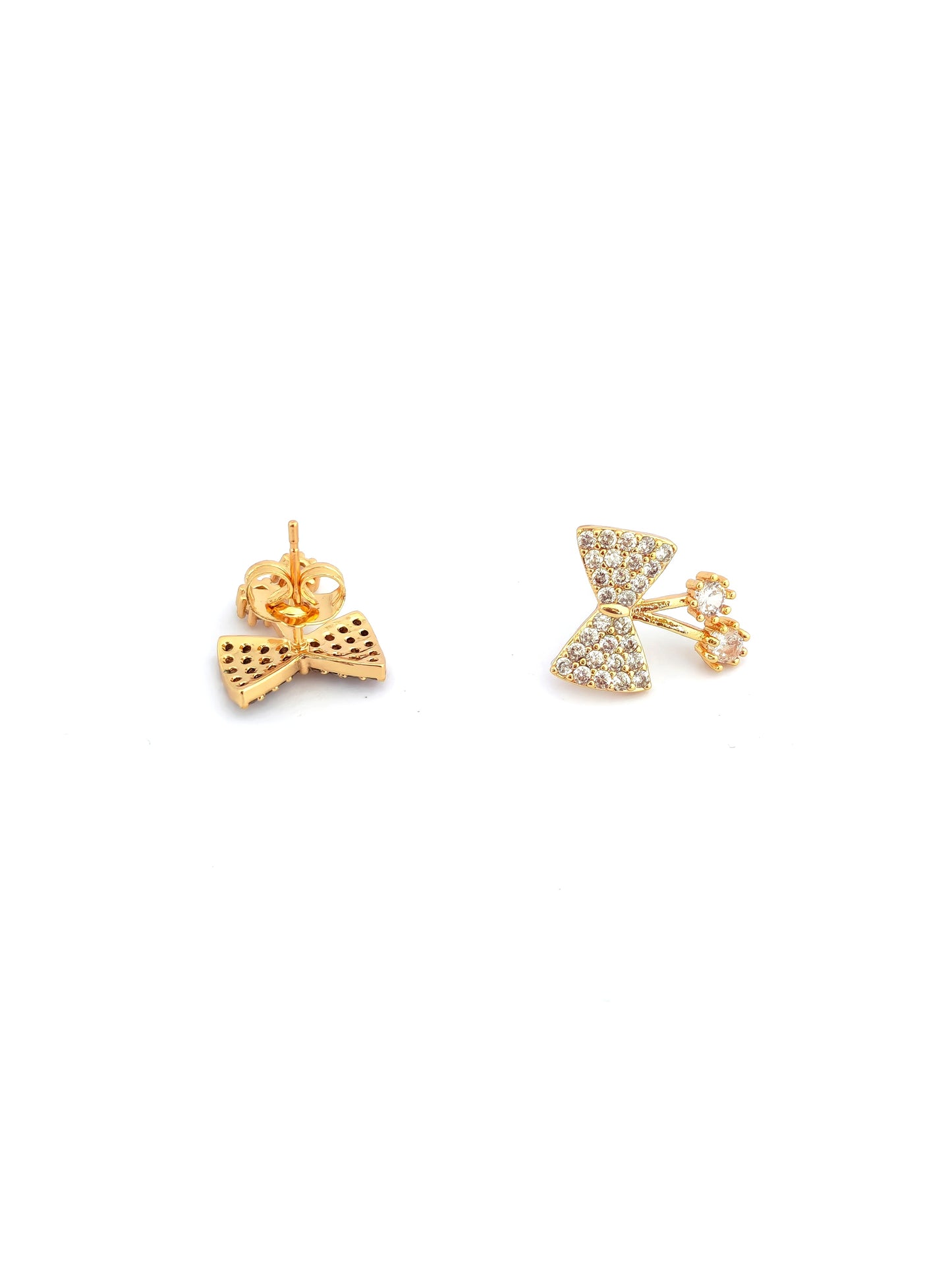 ELYA GOLD-PLATED COPPER STUD EARRING