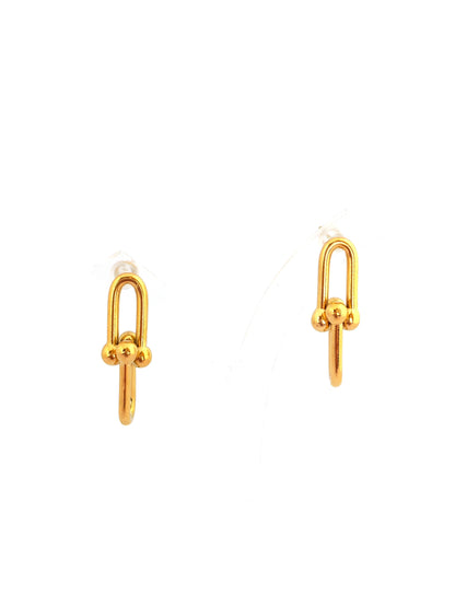 TFNY STAINLESS DROP STUD EARRING