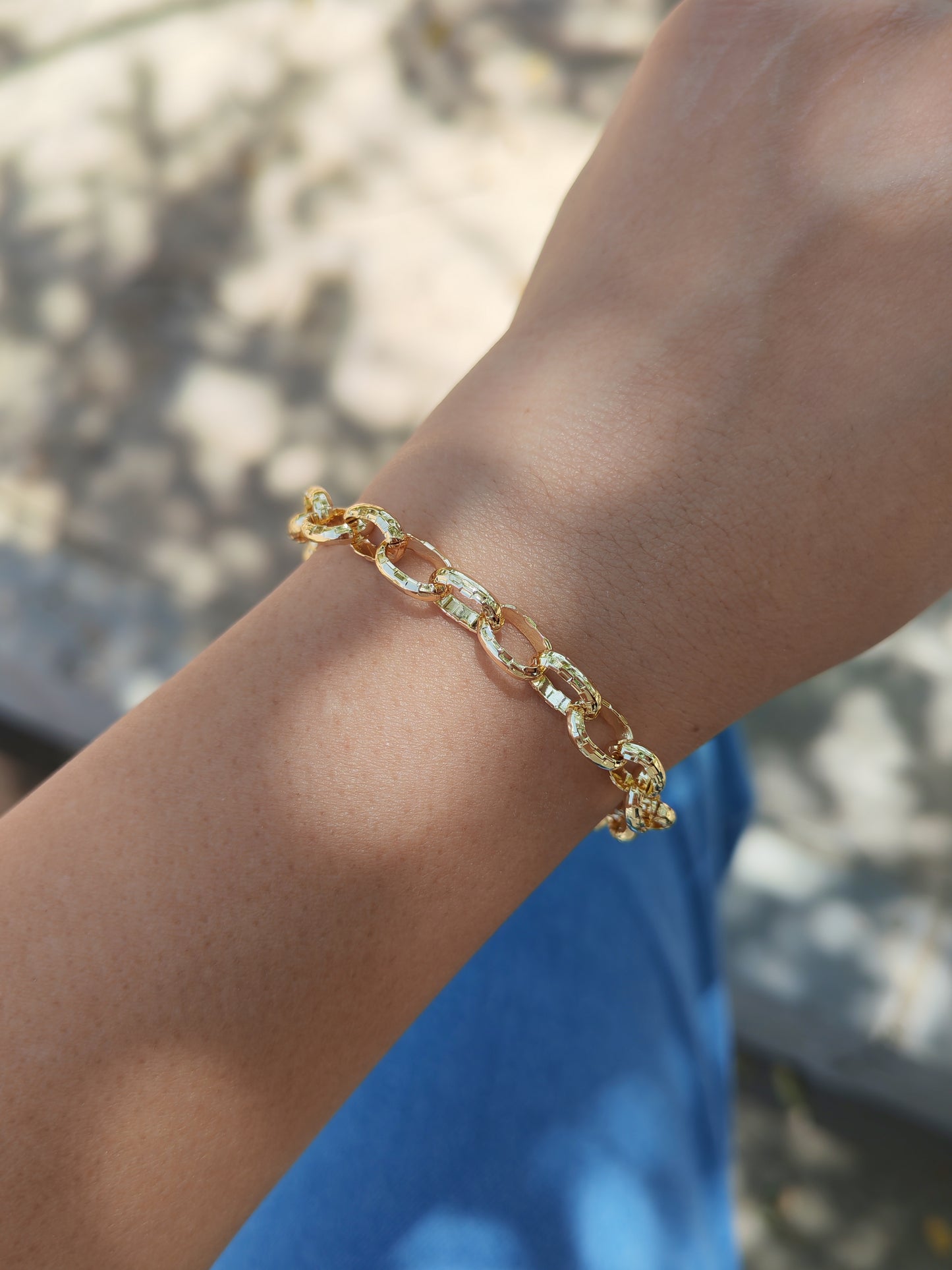 FESKA GOLD PLATED COPPER BRACELET