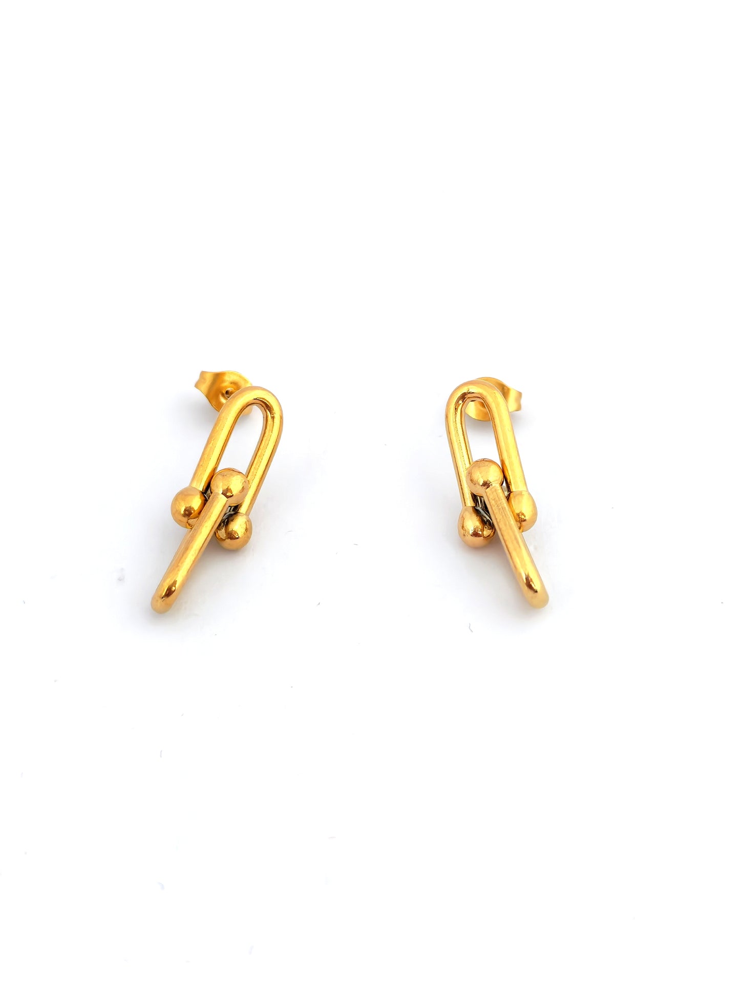 TFNY STAINLESS DROP STUD EARRING